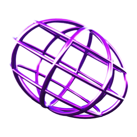 Earth Abstract Shape  3D Icon
