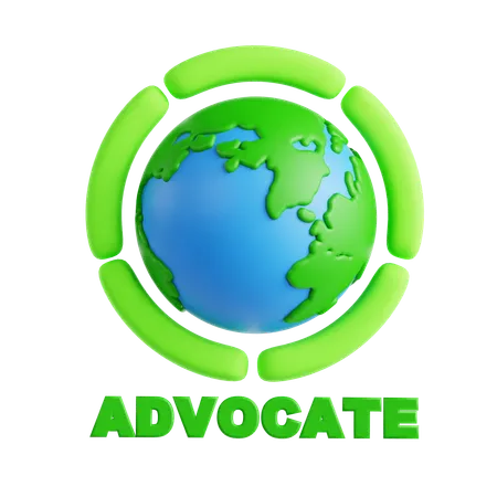 Earth Advocate  3D Icon