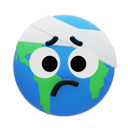 Earth Bandage  3D Icon