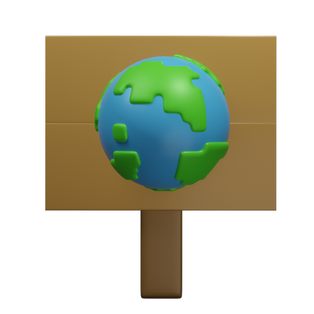 Earth Board  3D Icon