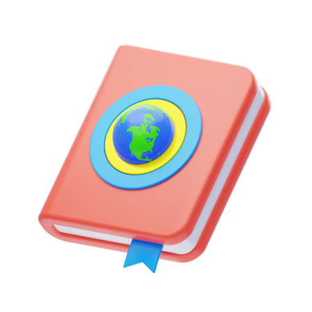 地球の本  3D Icon