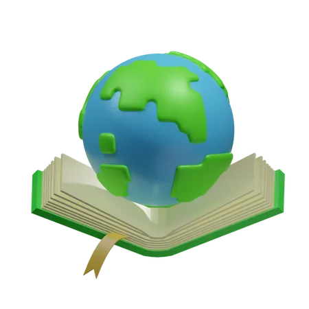 Earth Book  3D Icon