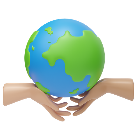 Earth Care  3D Icon