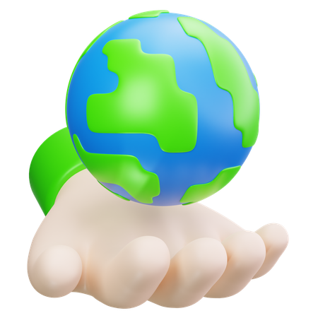 Earth Care  3D Icon