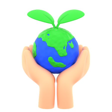 Earth Care  3D Icon