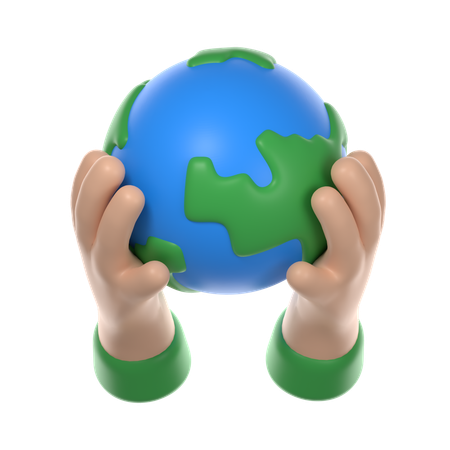 Earth Care  3D Icon