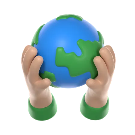 Earth Care  3D Icon