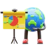 Earth Character Showing Presentation