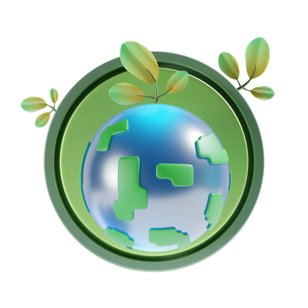Earth Day  3D Icon