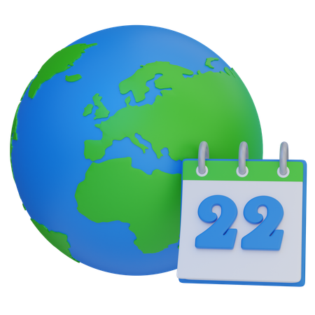 Earth Day  3D Icon