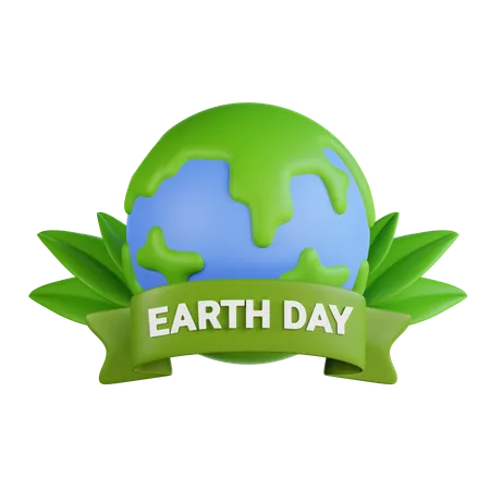 Earth Day  3D Icon