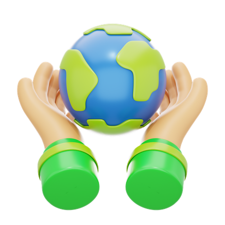 Earth Day  3D Icon