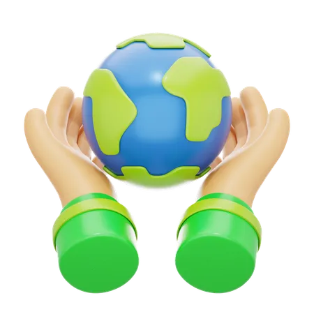 Earth Day  3D Icon