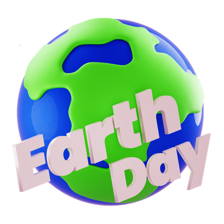 Earth Day  3D Icon