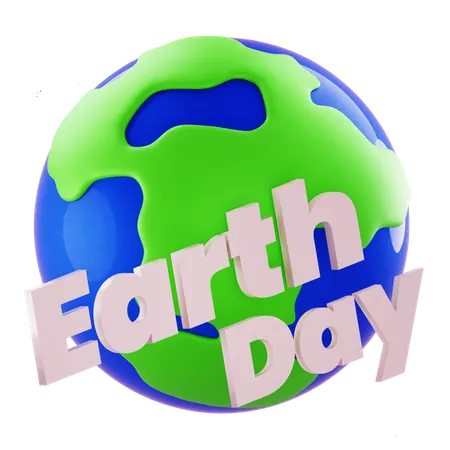 Earth Day  3D Icon