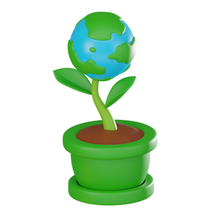 Earth Day  3D Icon