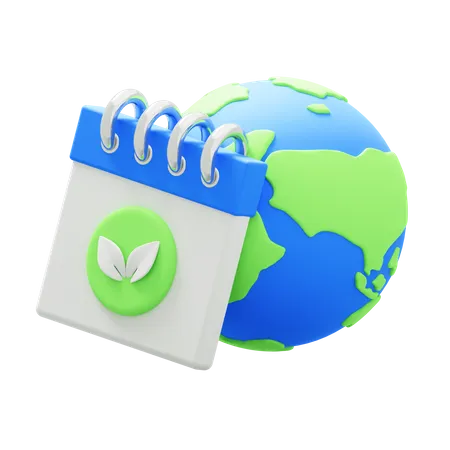 Earth Day  3D Icon