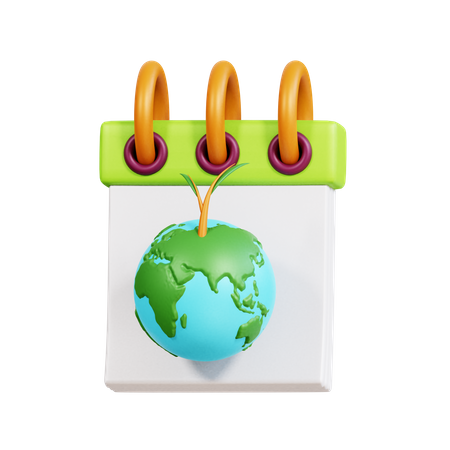 Earth Day  3D Icon