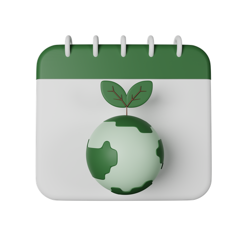 Earth Day  3D Icon