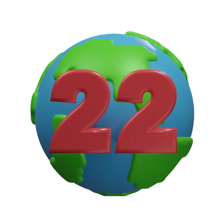 Earth Day  3D Icon