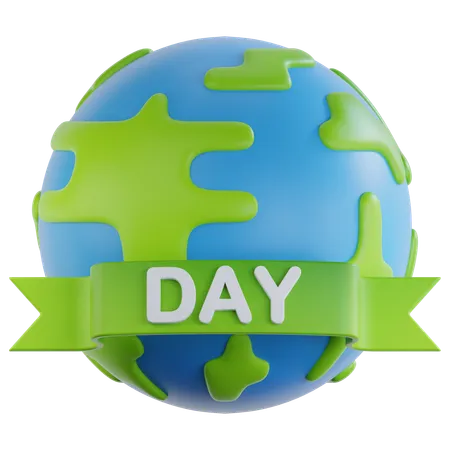 Earth Day  3D Icon