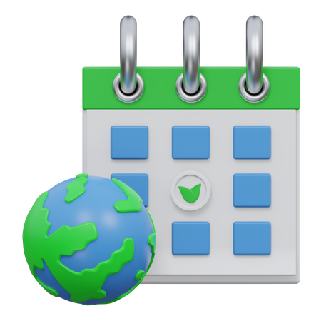 Earth Day  3D Icon