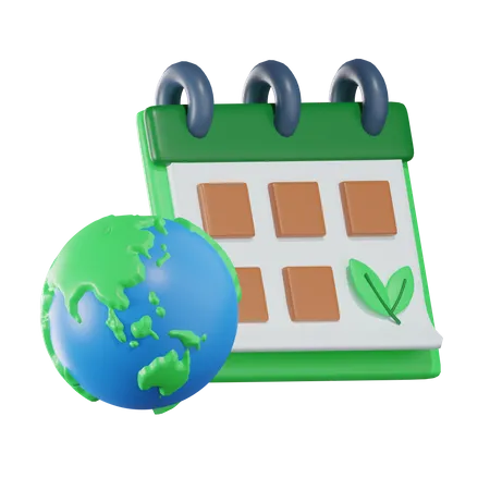 Earth Day  3D Icon