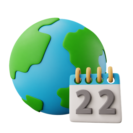 Earth Day  3D Icon