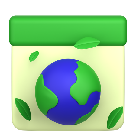 Earth Day  3D Icon