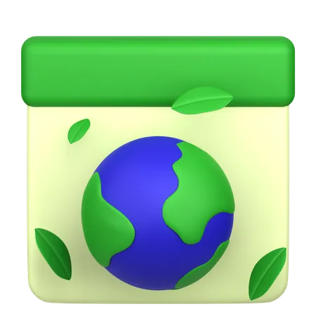 Earth Day  3D Icon