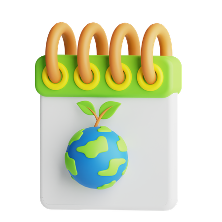 Earth Day  3D Icon