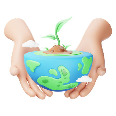 Earth Day  3D Icon