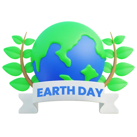 Earth Day  3D Icon