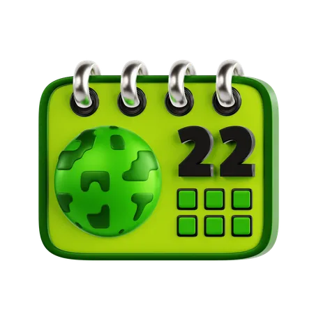 Earth Day  3D Icon