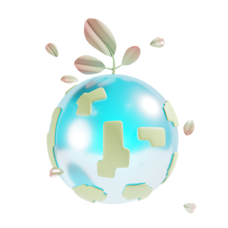 Earth Day  3D Icon