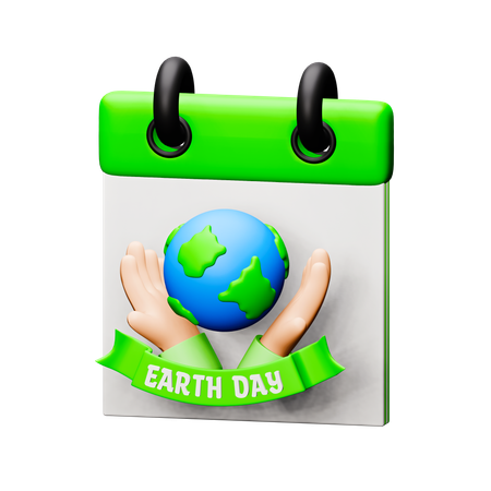 Earth Day  3D Icon