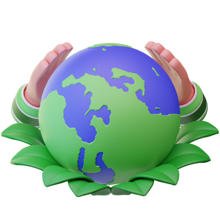 Earth Day  3D Icon