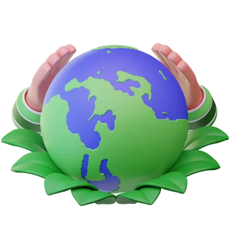 Earth Day  3D Icon