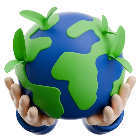 Earth Day  3D Icon