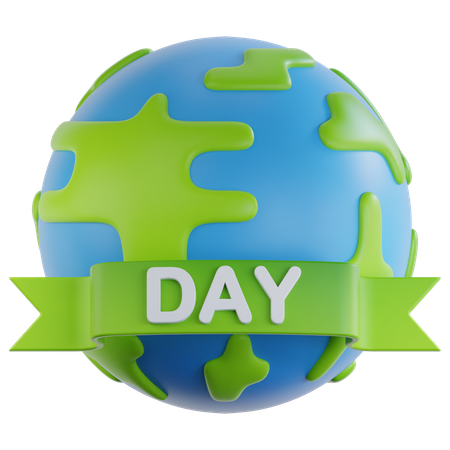 Earth Day  3D Icon