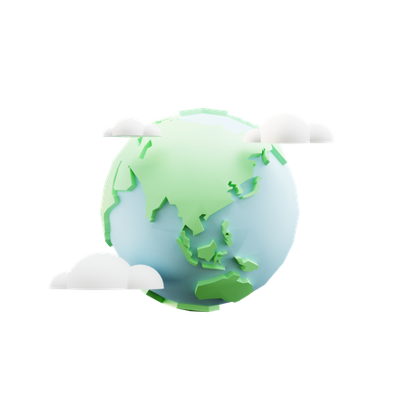 Earth day  3D Illustration