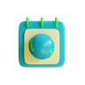 environment day 3d logo