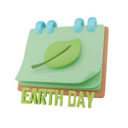 Earth Day 3D Icon