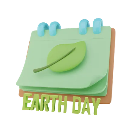 Earth Day 3D Icon