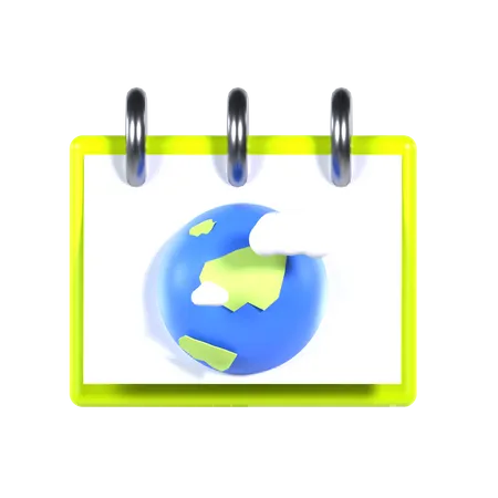 Earth Day 3 D Icon Good For Ecology Design 3D Icon