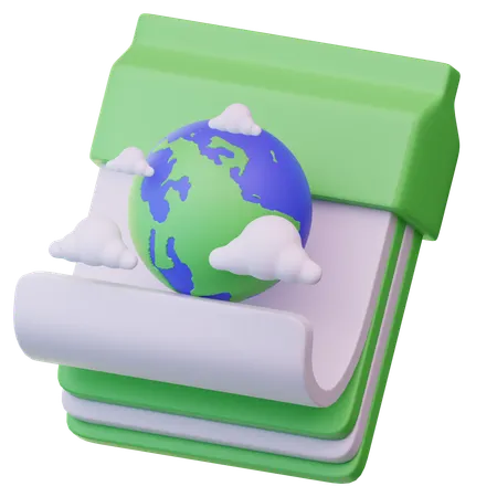 Earth Day Calendar  3D Icon