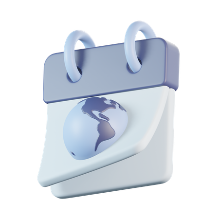 Earth Day Calendar  3D Icon