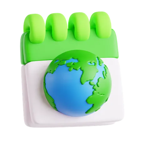 Earth Day Celebration  3D Icon