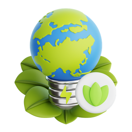 Earth Energy  3D Icon