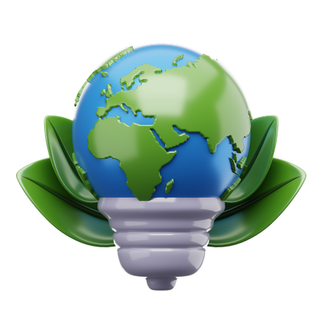 Earth Energy  3D Icon